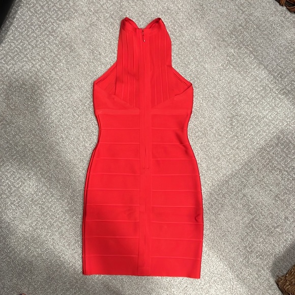 Herve ledger cross front mini dress - Picture 2 of 4